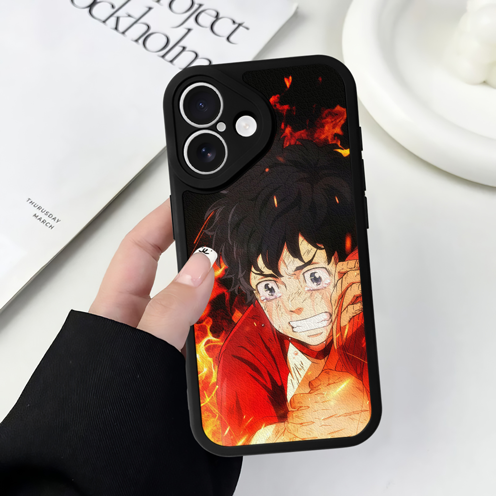 （画像用） 東京リベンジャーズ Tokyo Revengers 【iPhone 16シリーズ対応】シリコンスマホケース（レザー調） 材質：シリコン